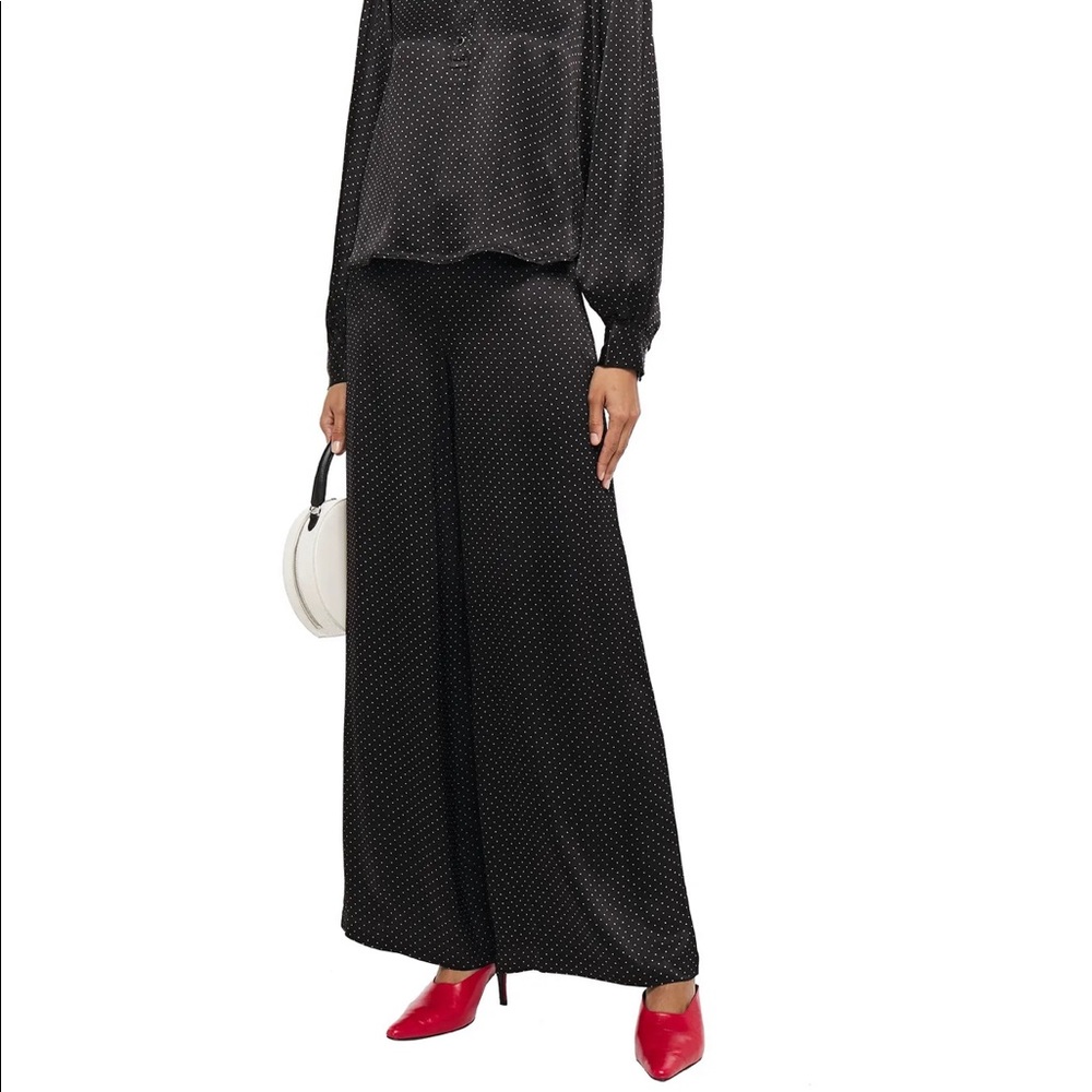 🆕 Ganni Cameron satin wide leg pants